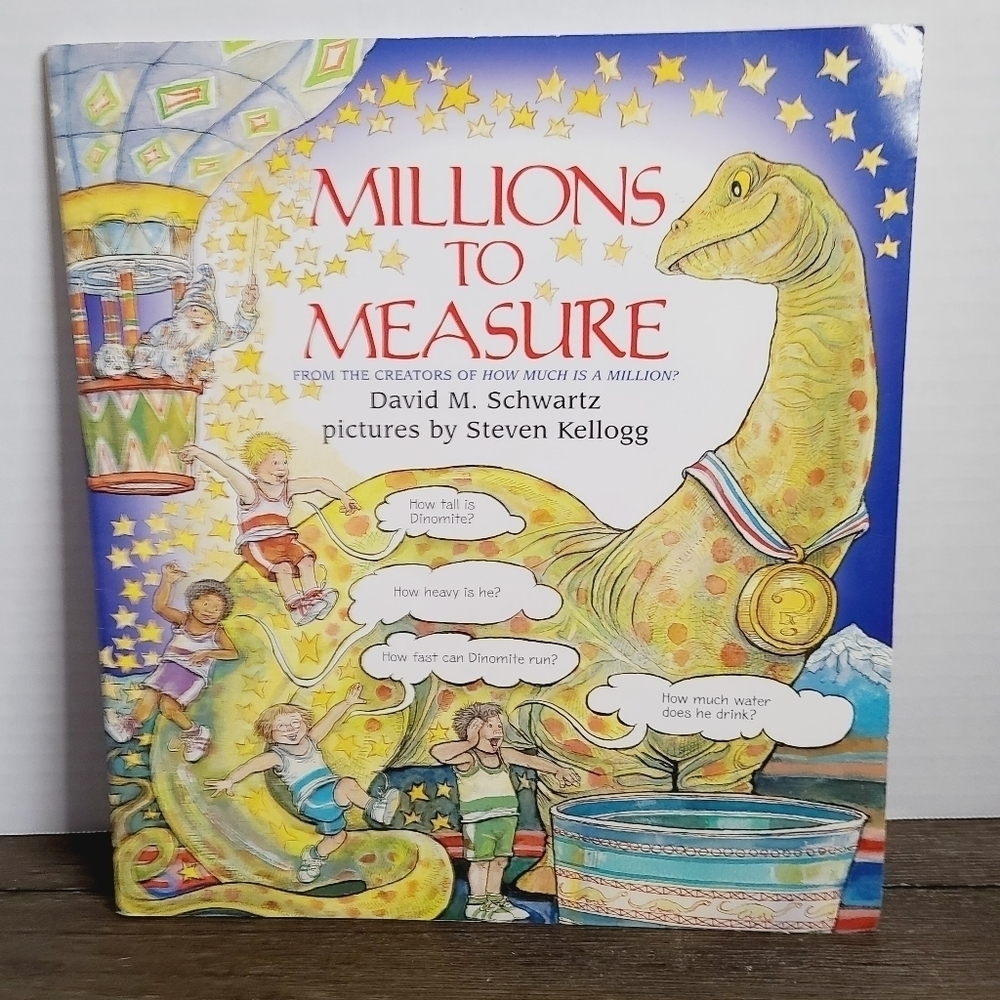 Vintage 2003 Millions to Measure David M. Schwartz Children's Picture Book